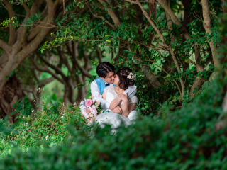 ビーチとグリーンガーデンで沖縄大満喫プラン・ロケ地２か所・三面台紙付き