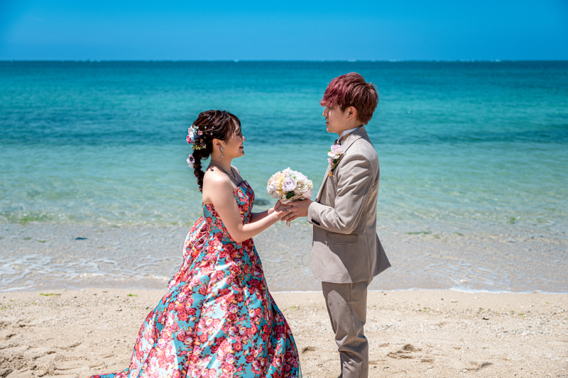 ブーケ向き合い♡