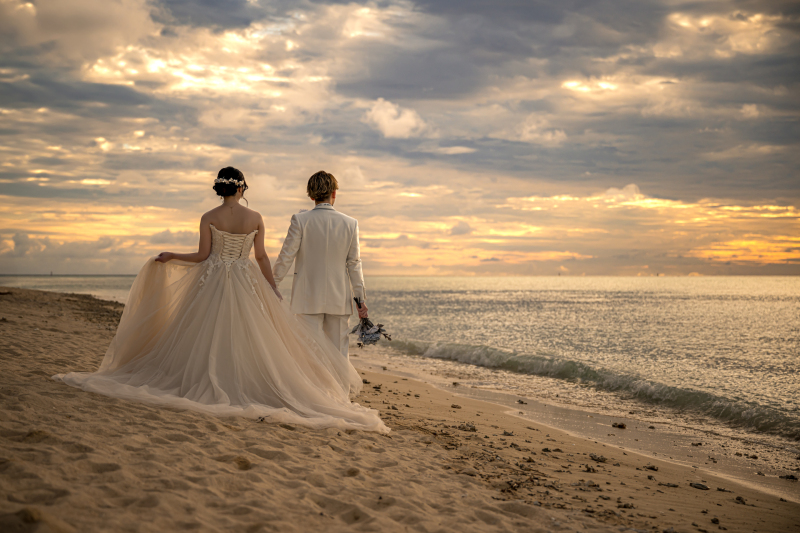 サンセットの後ろ姿♡