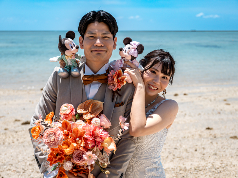 ミッキーミニーにっこり♡