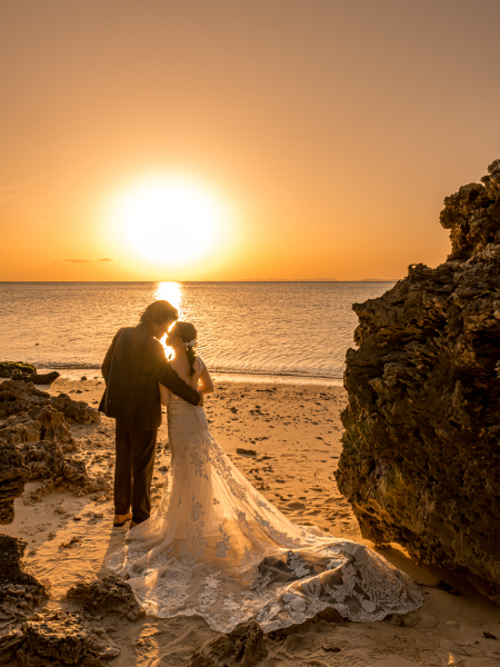 爆焼けキスシーン♡