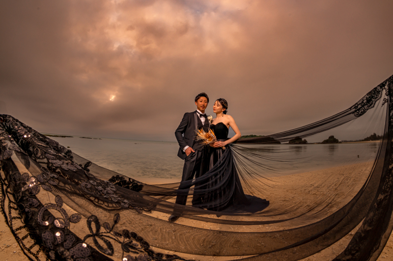 夕焼け黒ベール♡