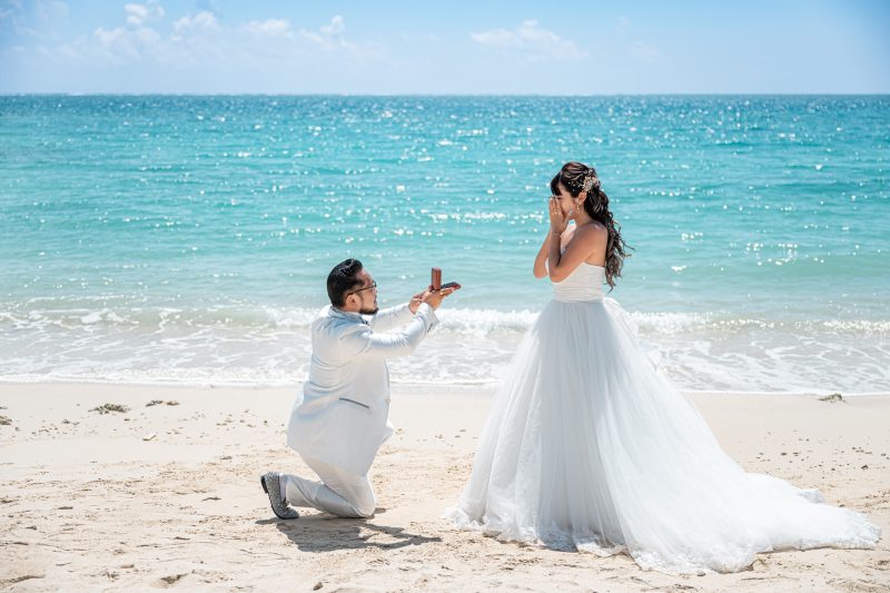 きらめく海のプロポーズ