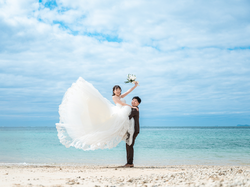 ドレスふわっと抱き上げ♡