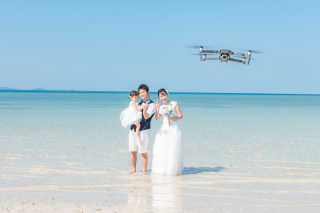 ドローン撮影付きプラン✨ドローン動画・写真+スタジオ+ビーチフォト♬150枚以上