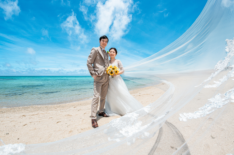 ベールなびく瞬間♡