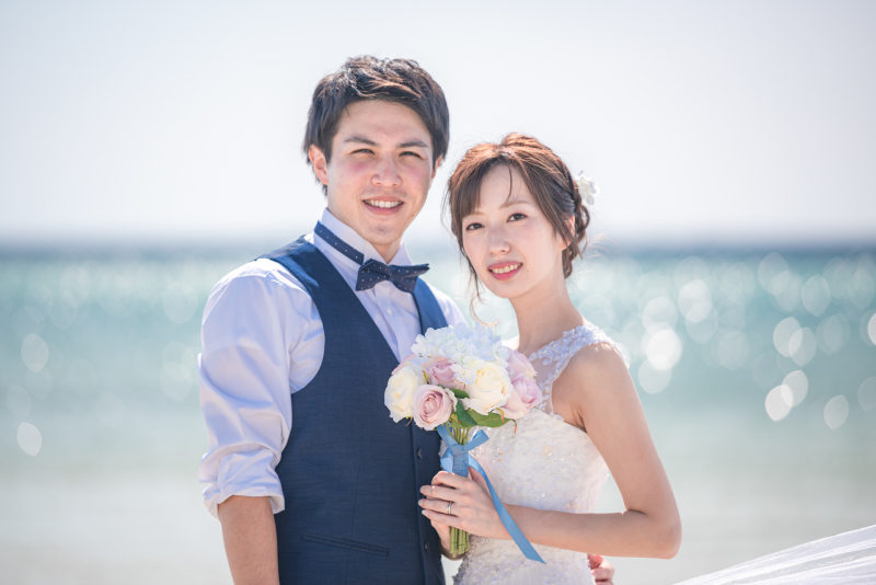 ✨ビーチフォト♬✨データ150カット以上お渡し◎三面台紙付き!