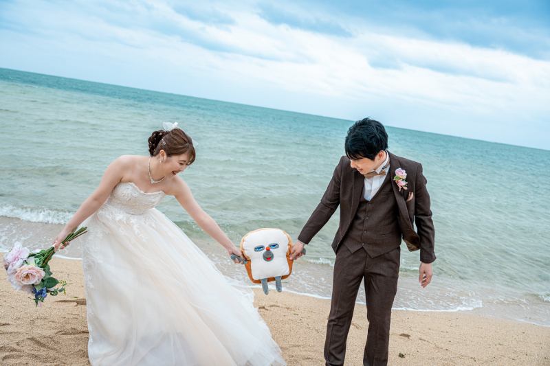 ぱんどろぼうと手つなぎ♡