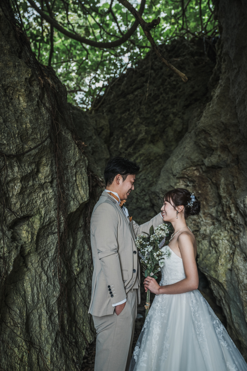 神秘的空間でにっこり♡