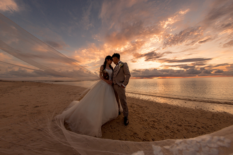 サンセットベールふわり♡