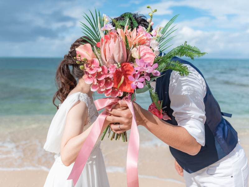 ブーケをメインに♡