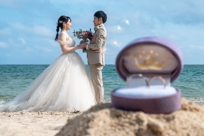 指輪越しに向き合い♡