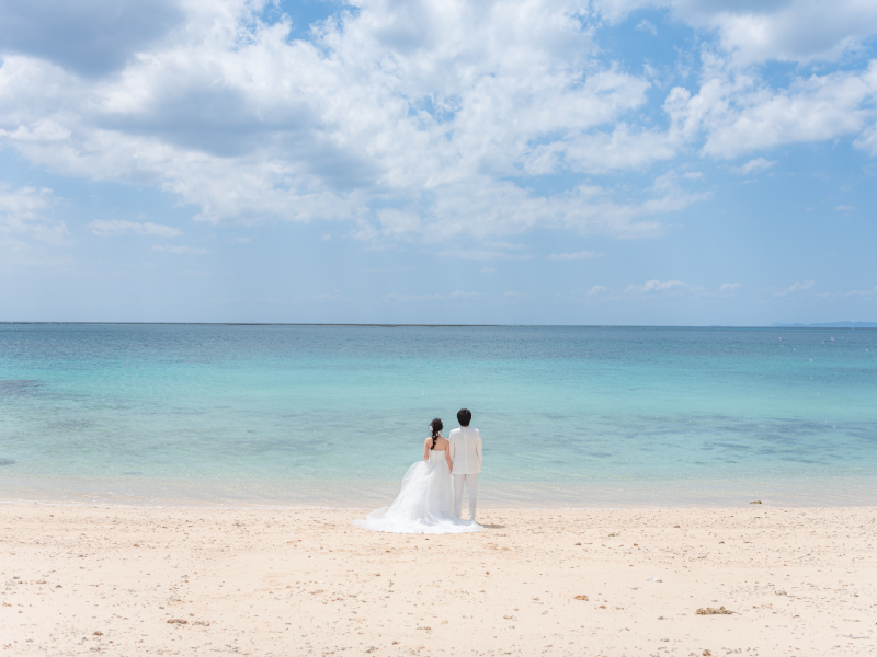 空と海を大きく撮った一枚♪