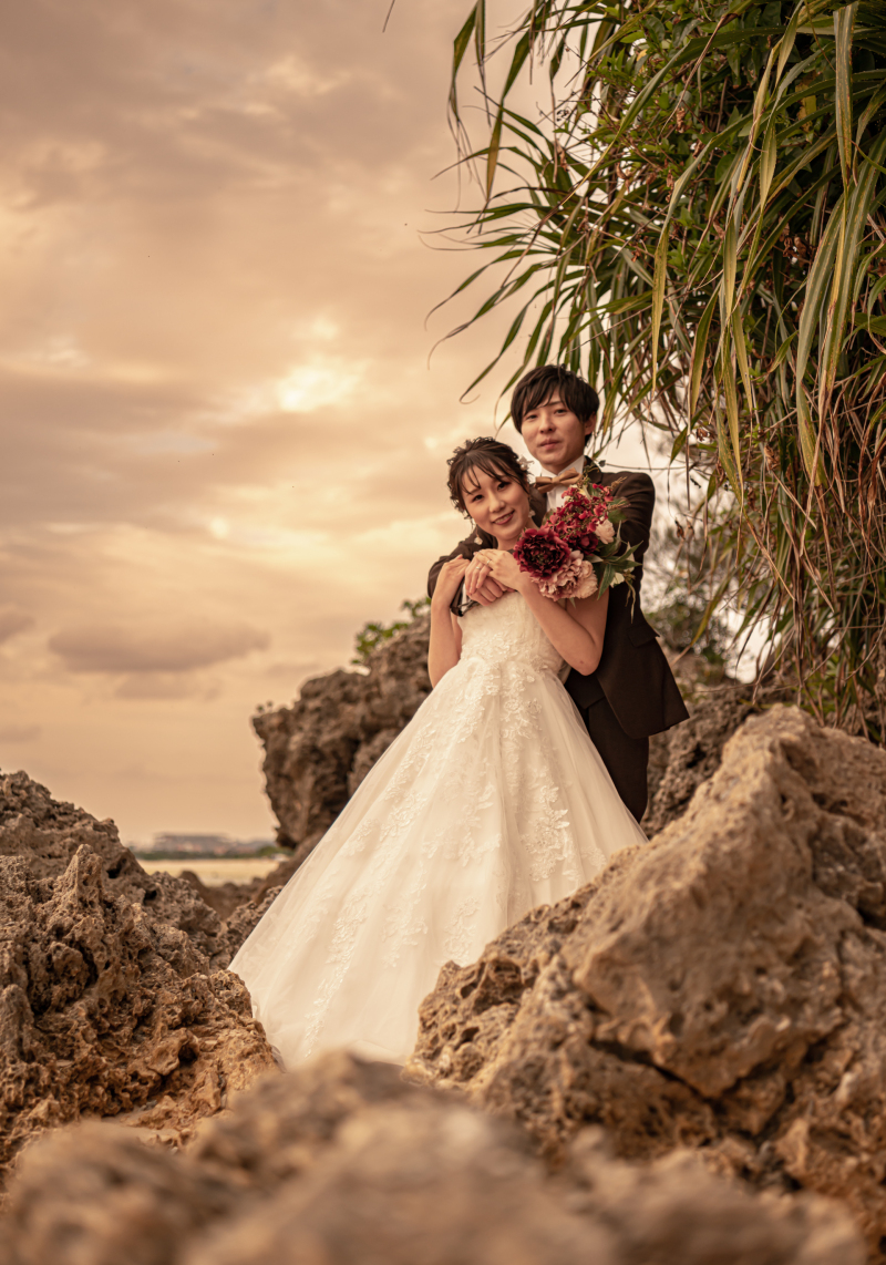 南国の夕陽に包まれて