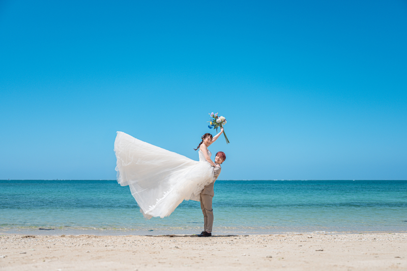 抱き上げドレスふわり♡