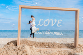 ✨しっかりプラン✨【スタジオ+青いビーチ+サンセットまで撮影・２か所ロケプラン】