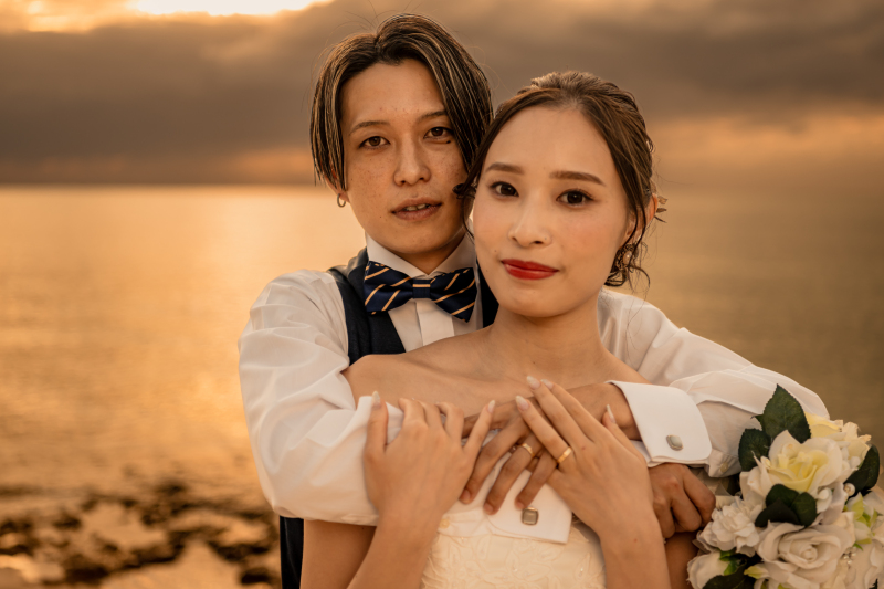 夕陽の祝福