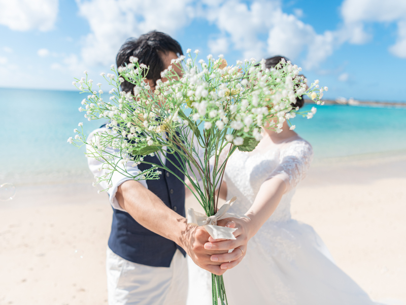 ブーケと一緒に・・♡