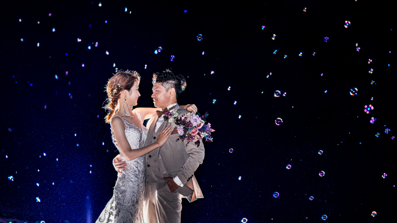 ナイトシャボン玉♡