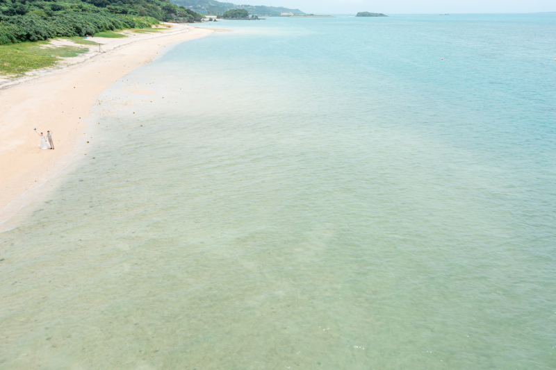 海の全景
