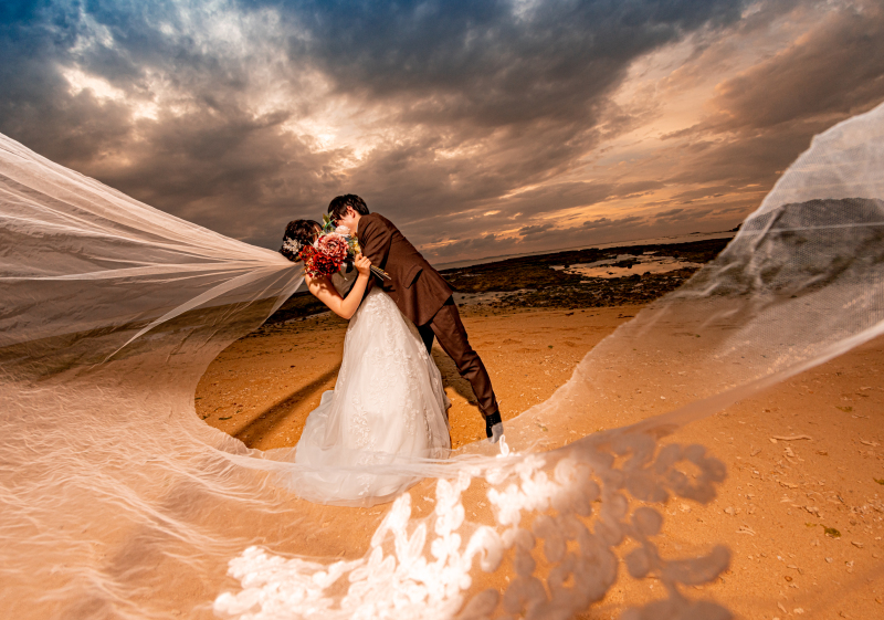 ハリウッド映画のようなキス