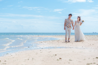 ✨ビーチフォト♬✨データ150カット以上お渡し◎三面台紙付き！ 