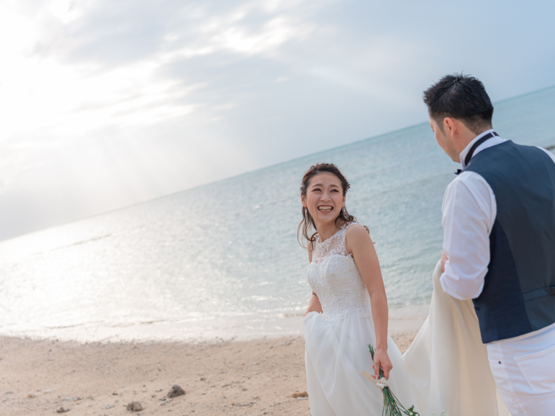 キラキラな海面と笑顔♬