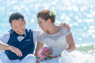 当店人気No.1✨【ベーシックプラン♬】スタジオ+ビーチ１ヵ所150カット以上