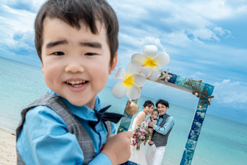 フレームの中にパパママ♡