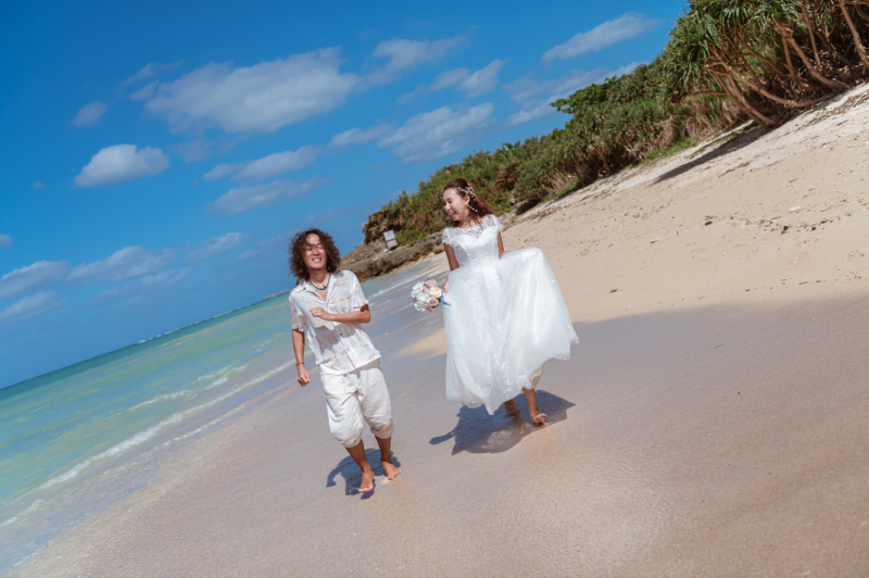 ビーチでおおはしゃぎ♬