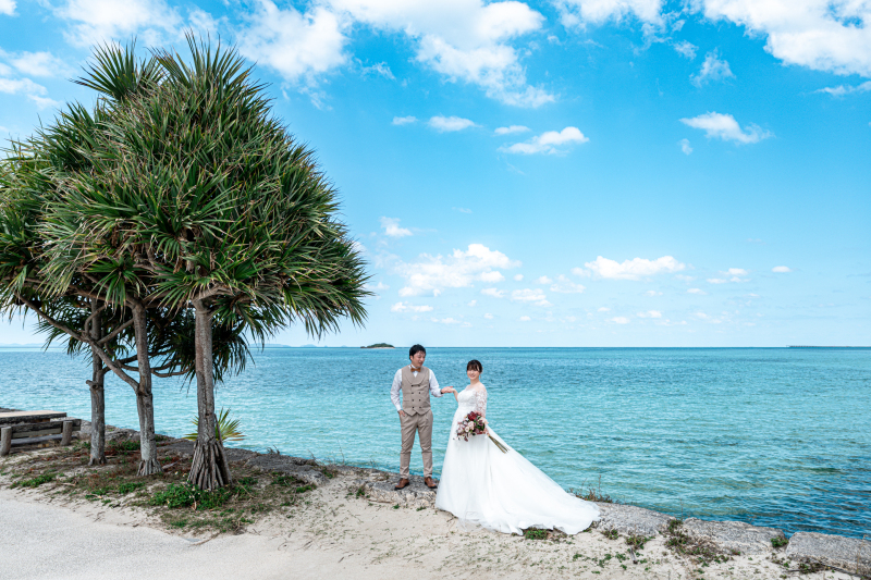 青いビーチの感動♡