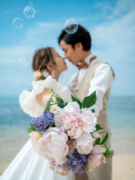海の青さに包まれて