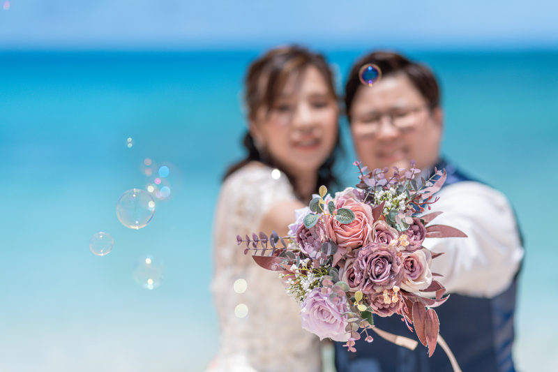 ブーケ眺めて♡