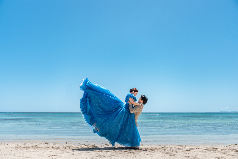 抱き上げドレスふわり♡