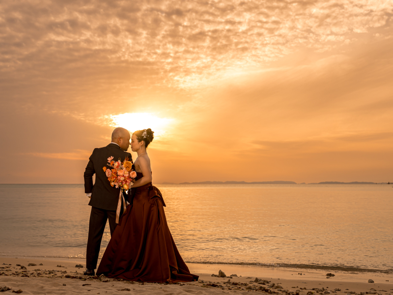 爆焼けキスシーン♡