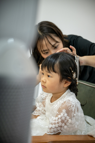 キッズヘアセット
