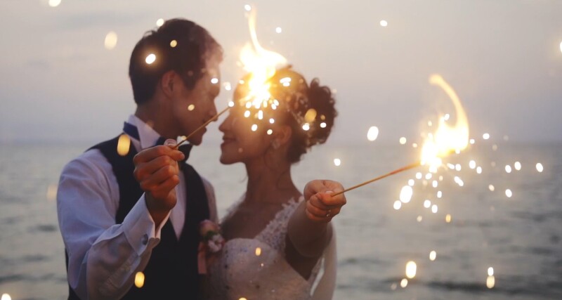 ✨オープニングムービー付き2か所しっかりプラン✨青いビーチ+サンセット(花火付き)