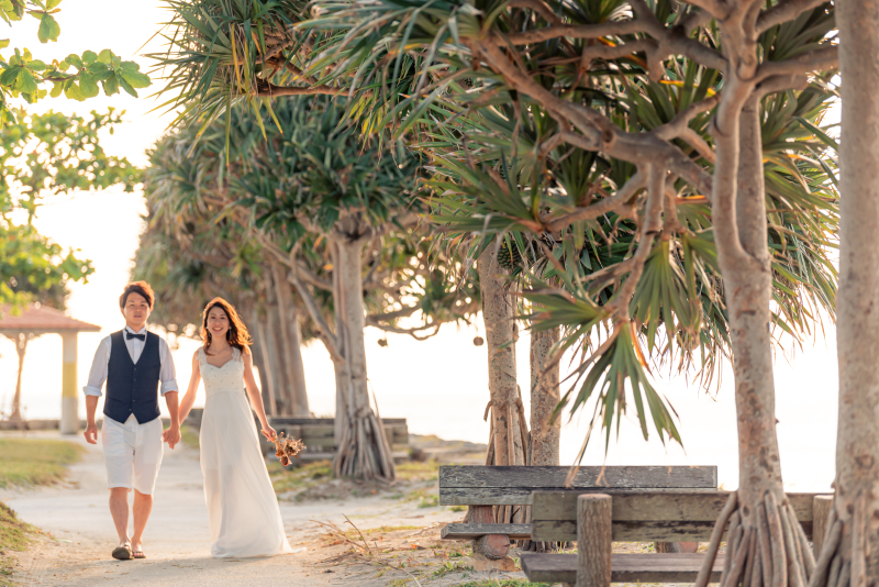 ✨2か所しっかりプラン✨【青いビーチ+サンセットまで撮影】撮影に必要なもの全部付き♪【2か所ロケプラン】