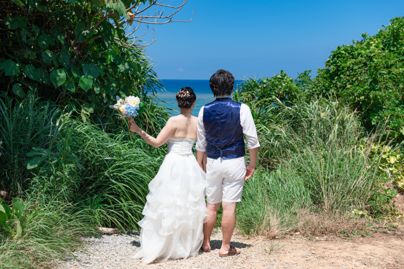 ✨恩納村ザネー浜ロケプラン✨撮影に必要なもの全部付き♪【ドローン・ドレスレンタル】