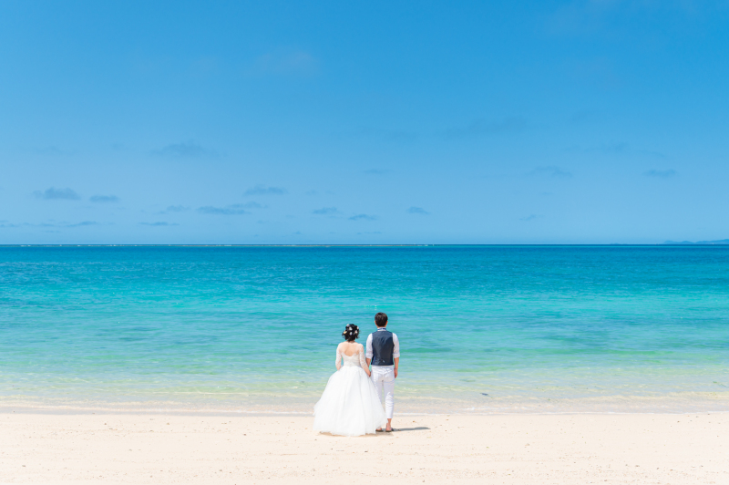 ✨ビーチとグリーンガーデンで沖縄大満喫プラン✨ロケ地2か所・三面台紙付き