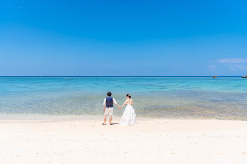 ✨恩納村ザネー浜ロケプラン✨撮影に必要なもの全部付き♪【ドローン・ドレスレンタル】