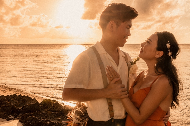 ✨ロケーション動画付き2か所しっかりプラン✨【ロケーション動画(ショート)+ドローン+青いビーチ+サンセット(花火付き)】