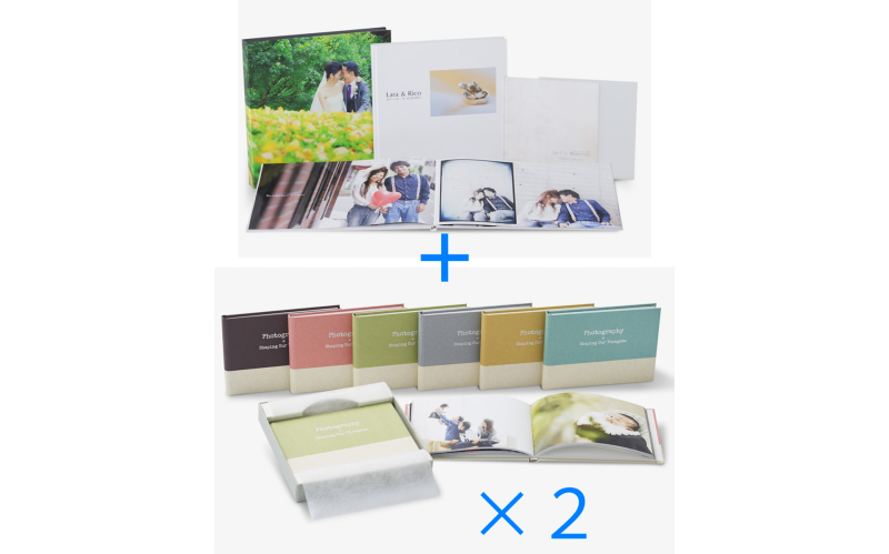 ✨アルバムしっかりプラン✨ベーシックプラン+10Pアルバム+ご両家へのミニアルバム2冊付き!