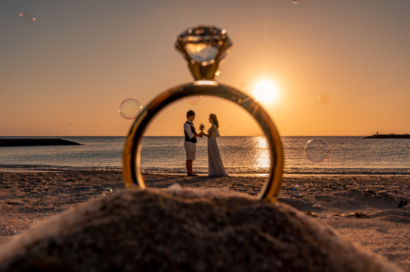 ✨2か所しっかりプラン✨【青いビーチ+サンセットまで撮影】撮影に必要なもの全部付き♪【2か所ロケプラン】