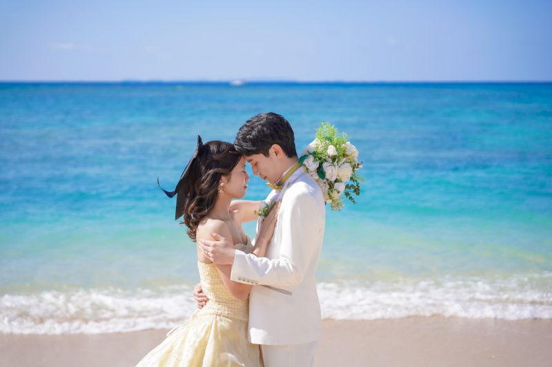 カラードレスで撮影