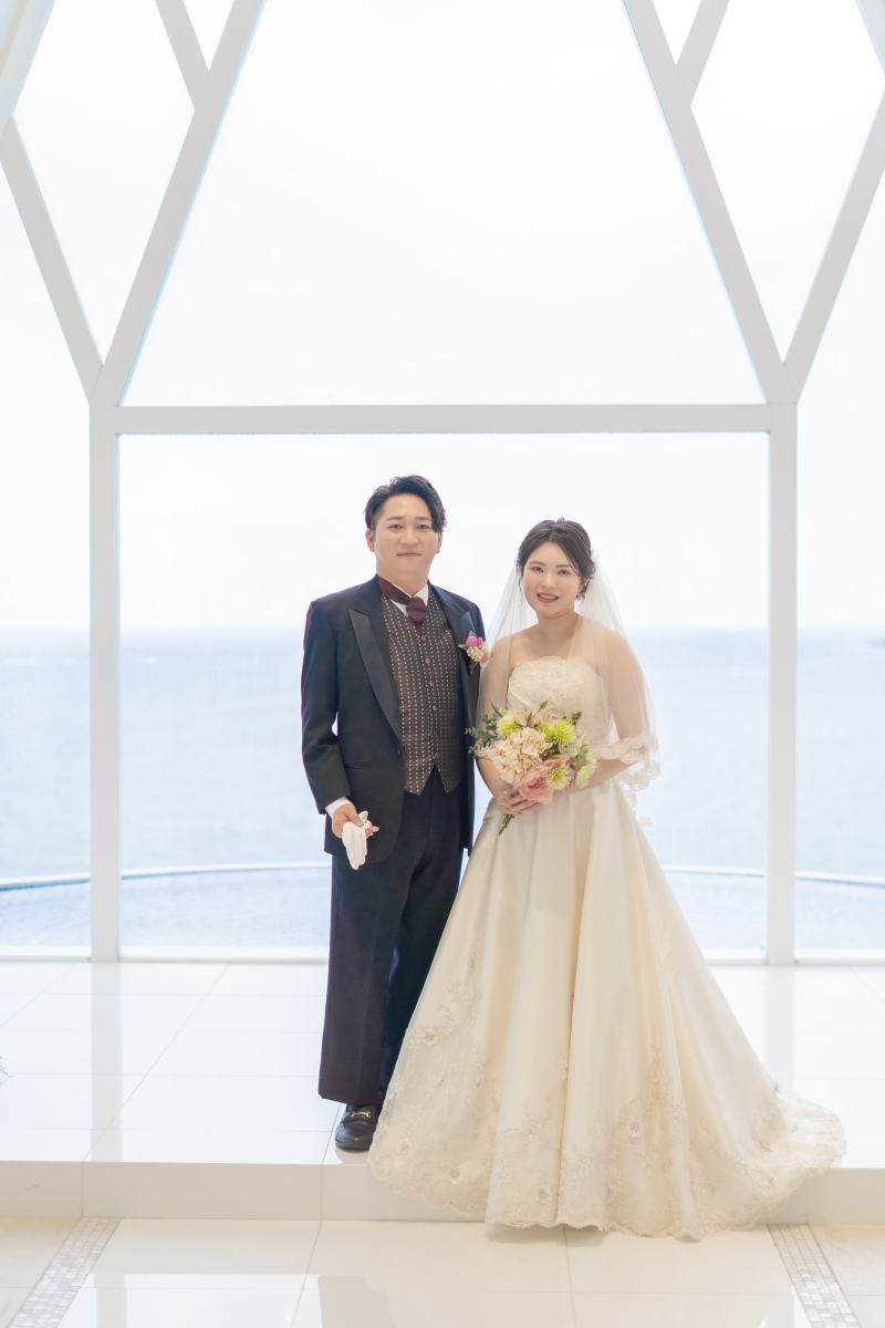 チャペルx白ドレス