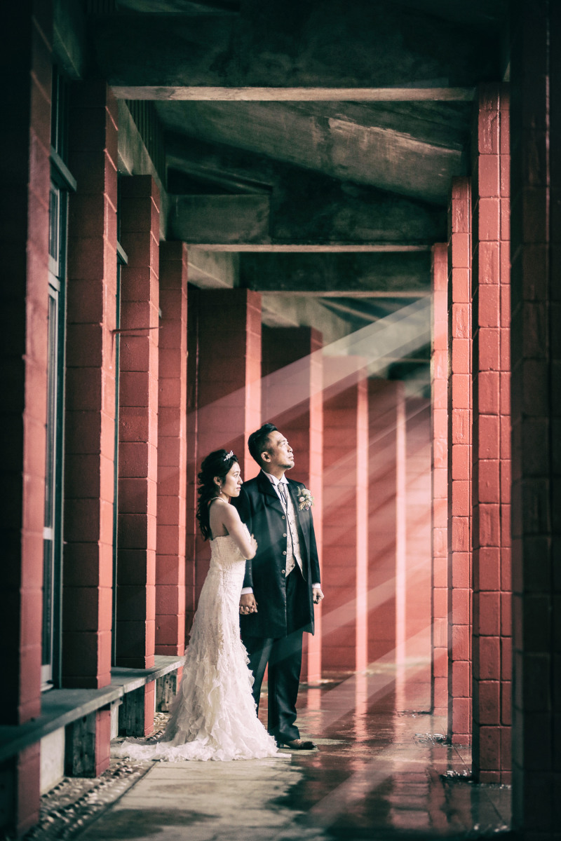 雨があがり、光がさしてきた♫