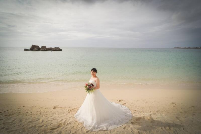 新婦様のソロショット