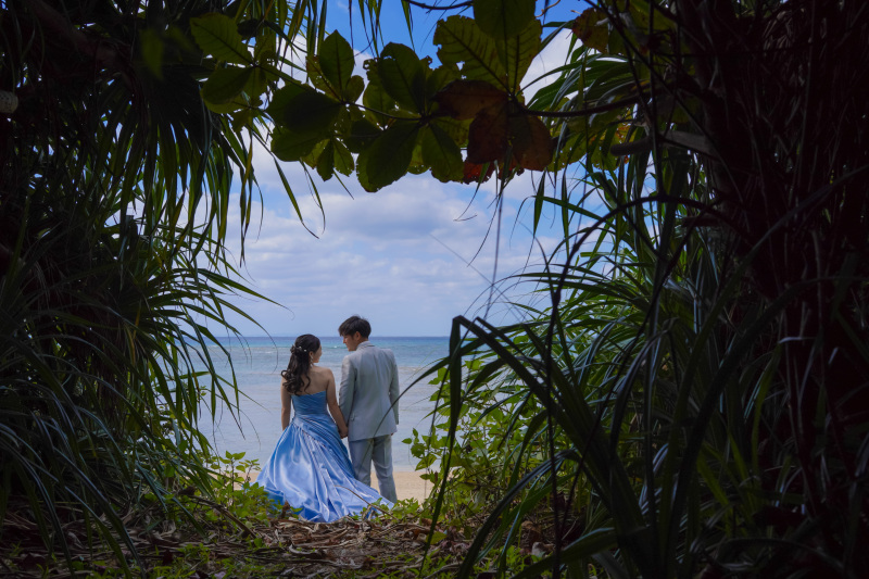 グリーン越しのブルー