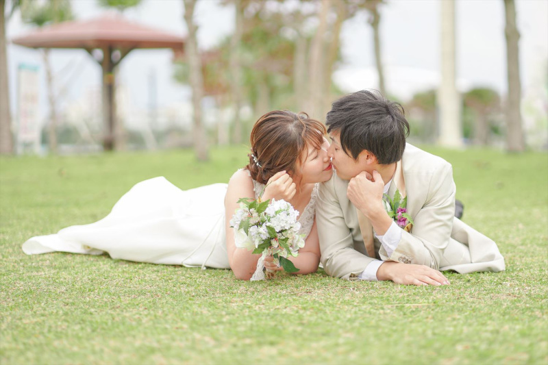 綺麗なグリーンの上で♪